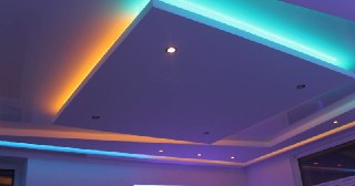Натяжной потолок с подсветкой Ленинск-Кузнецкий, цена от 2084 руб.