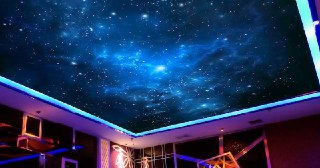 Натяжной потолок звездное небо Ленинск-Кузнецкий, цена от 5188 руб.