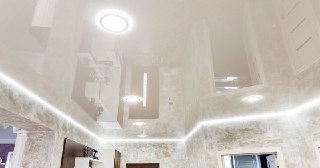 Натяжной ПВХ потолок Ленинск-Кузнецкий, цена от 2084 руб.