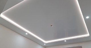 Светодиодные натяжные потолки Ленинск-Кузнецкий, цена от 1532 руб.